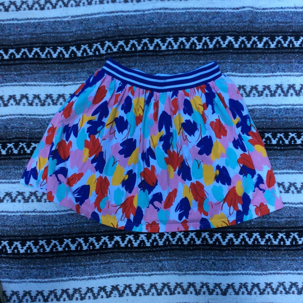 Hanna Andersson Rainbow Flower Skirt Size 12/150